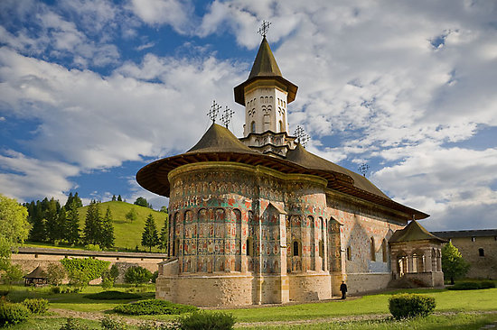 Vedere generală a Mânăstirii Sucevița